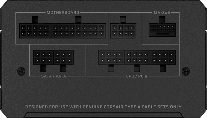 Corsair RM1000e (2025) Cybenetics Gold voorkant