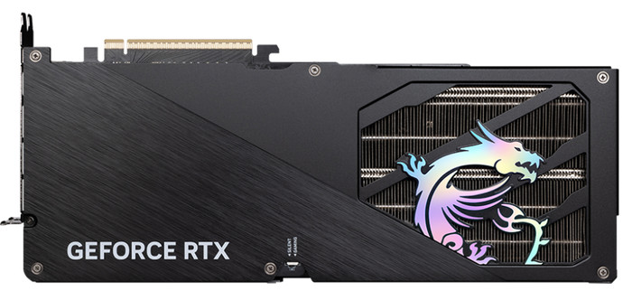 MSI GeForce RTX 5070 Ti GAMING TRIO OC PLUS 16GB achterkant