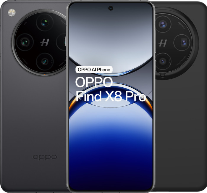 OPPO Find X8 Pro 512GB Zwart 5G + Just in Case Back Cover Zwart Main Image