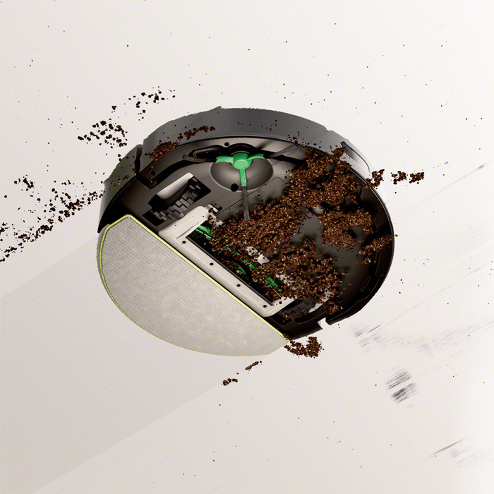 iRobot Roomba 105 Combo + Black product in gebruik