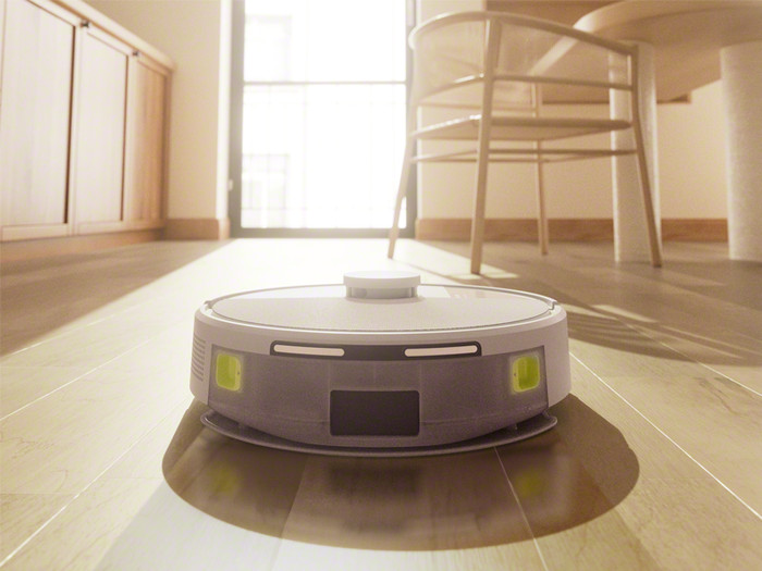 iRobot Roomba 105 Combo + White product in gebruik