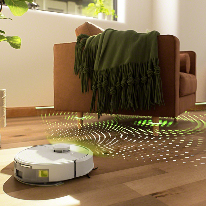 iRobot Roomba 105 Combo + White product in gebruik