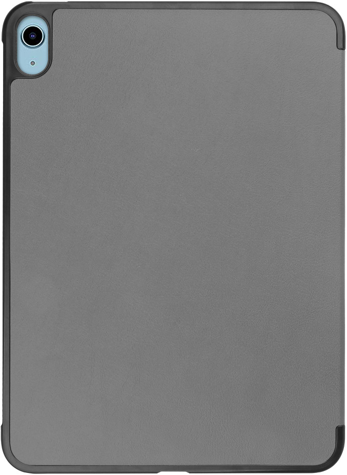 Just In Case Smart Tri-Fold Apple iPad (2025/2022) Book Case Gris arrière