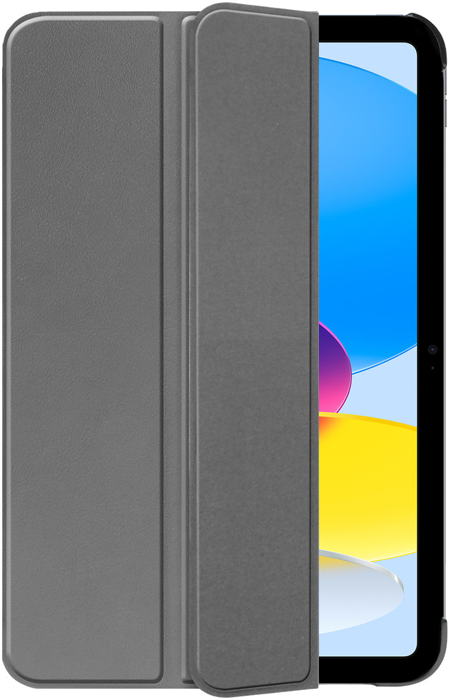 Just In Case Smart Tri-Fold Apple iPad (2025/2022) Book Case Gris produit à l'usage