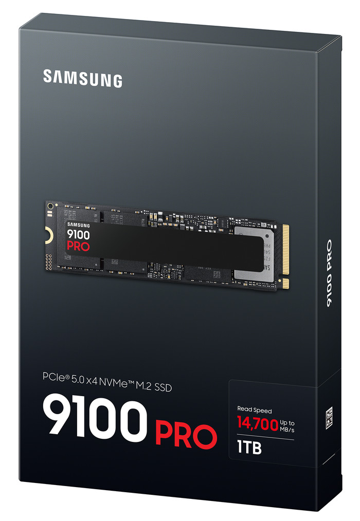 Samsung 9100 Pro 1TB PCIe 5.0 M.2 SSD verpakking