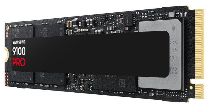 Samsung 9100 Pro 2TB PCIe 5.0 M.2 SSD rechterkant