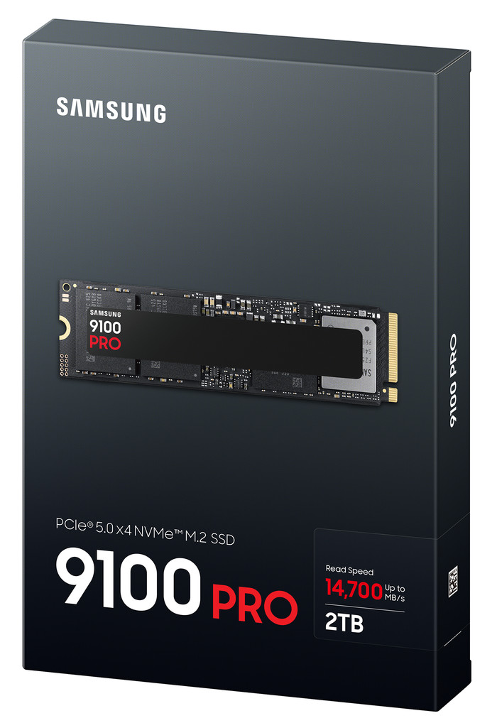 Samsung 9100 Pro 2TB PCIe 5.0 M.2 SSD verpakking