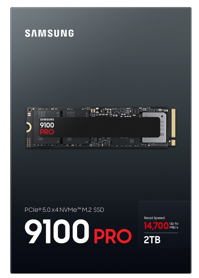 Samsung 9100 Pro 2TB PCIe 5.0 M.2 SSD verpakking