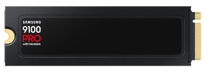 Samsung 9100 Pro 1TB Heatsink PCIe 5.0 M.2 SSD achterkant