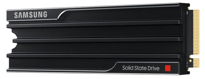 Samsung 9100 Pro 1TB Heatsink PCIe 5.0 M.2 SSD voorkant