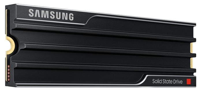 Samsung 9100 Pro 8TB Heatsink PCIe 5.0 M.2 SSD front