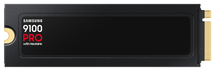Samsung 9100 Pro 4TB Heatsink PCIe 5.0 M.2 SSD voorkant