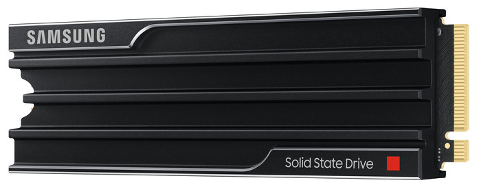 Samsung 9100 Pro 4TB Heatsink PCIe 5.0 M.2 SSD voorkant