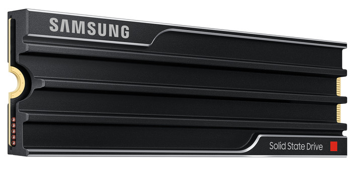 Samsung 9100 Pro 4TB Heatsink PCIe 5.0 M.2 SSD voorkant