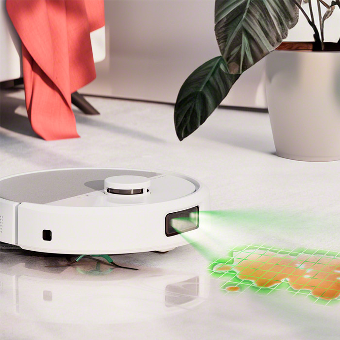 iRobot Roomba Plus 505 + White product in use