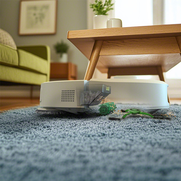 iRobot Roomba Plus 505 + White product in use