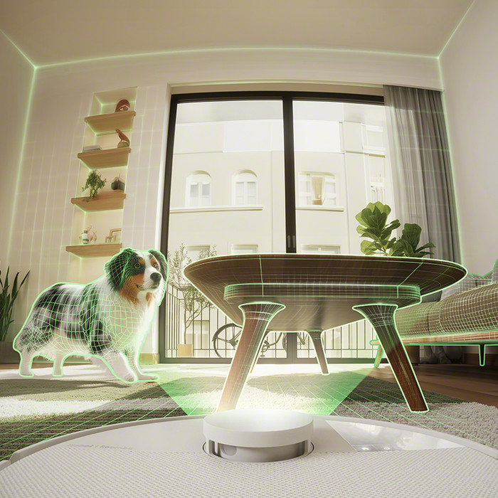 iRobot Roomba Plus 505 + White product in use