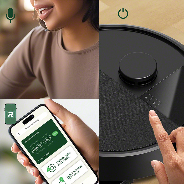 iRobot Roomba Plus 405 + Black product in gebruik