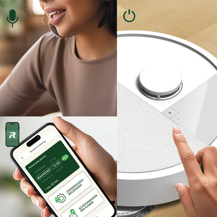 iRobot Roomba Plus 405 + White product in gebruik