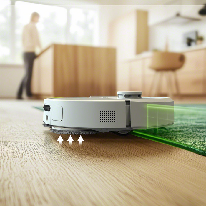 iRobot Roomba Plus 405 + White product in gebruik