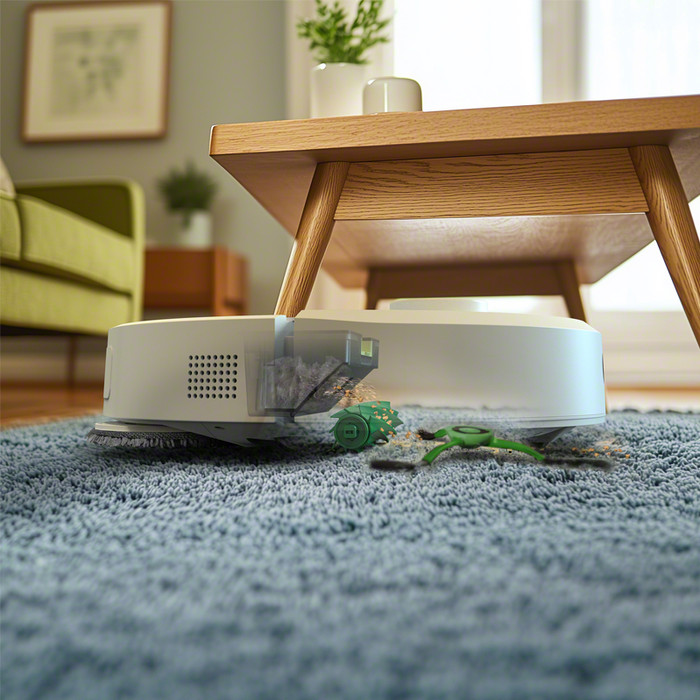 iRobot Roomba Plus 405 + White product in gebruik