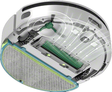 iRobot Roomba 205 Combo White onderkant