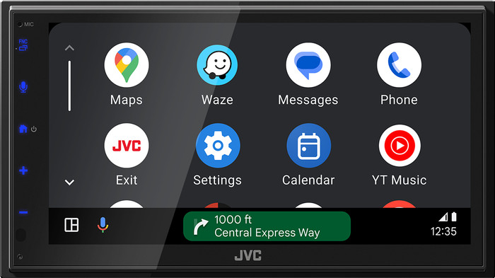 JVC KW-M695DBW Noir avant