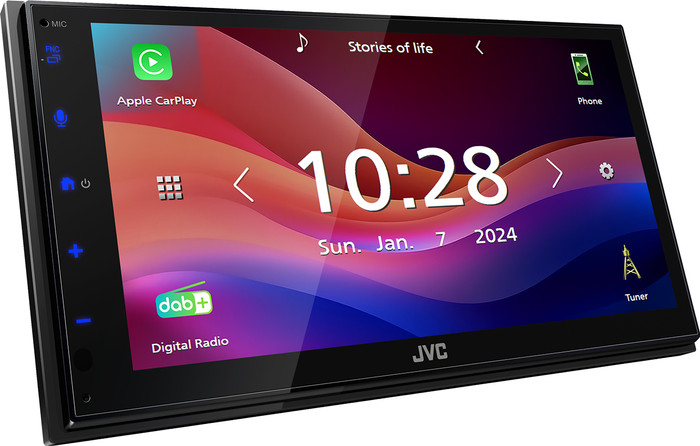 JVC KW-M695DBW Noir avant
