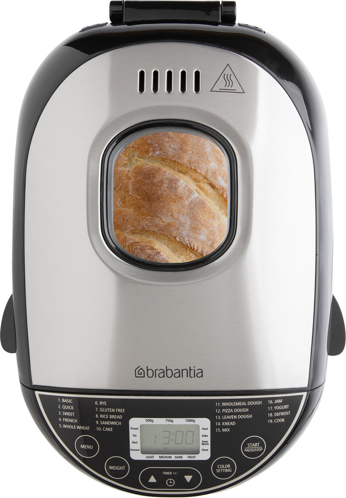 Brabantia Bread Maker Stainless Steel BBEK1114 bovenkant