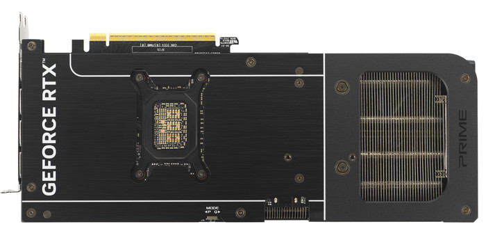 ASUS PRIME GeForce RTX 5070 OC 12GB onderkant