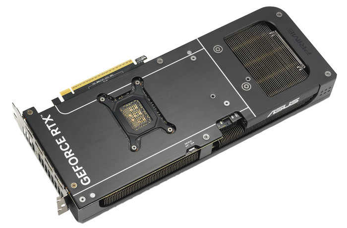 ASUS PRIME GeForce RTX 5070 OC 12GB onderkant