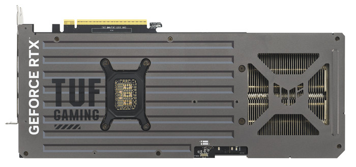 ASUS TUF Gaming GeForce RTX 5070 OC 12GB onderkant