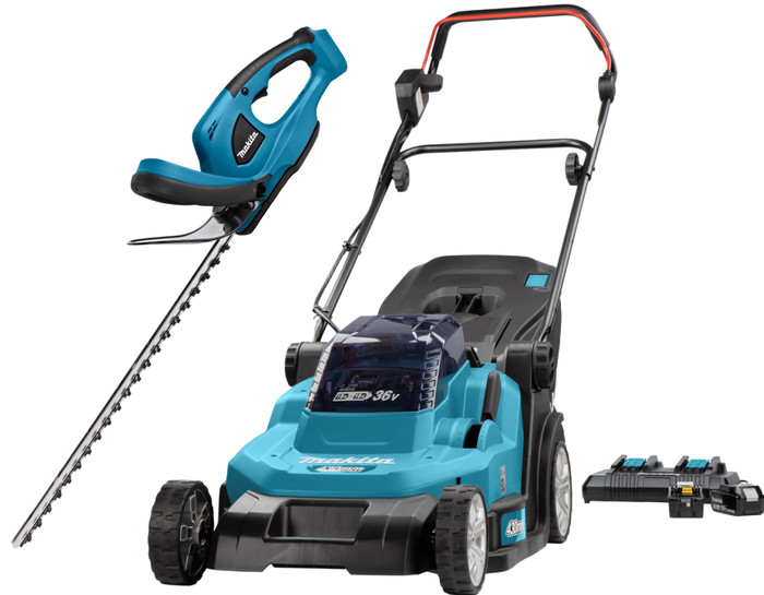 Makita DLM432PT incl. 5,0 Ah Accu (2x) + Makita DUH523Z Main Image