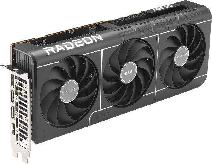 ASUS PRIME Radeon RX 9070 XT OC 16GB linkerkant