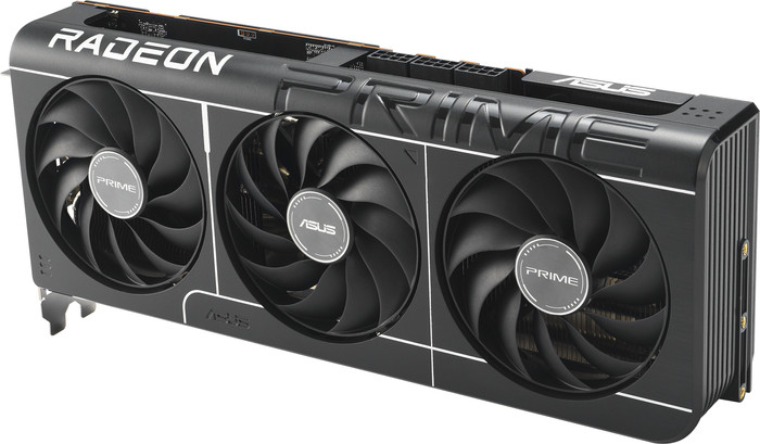 ASUS PRIME Radeon RX 9070 XT OC 16GB rechterkant