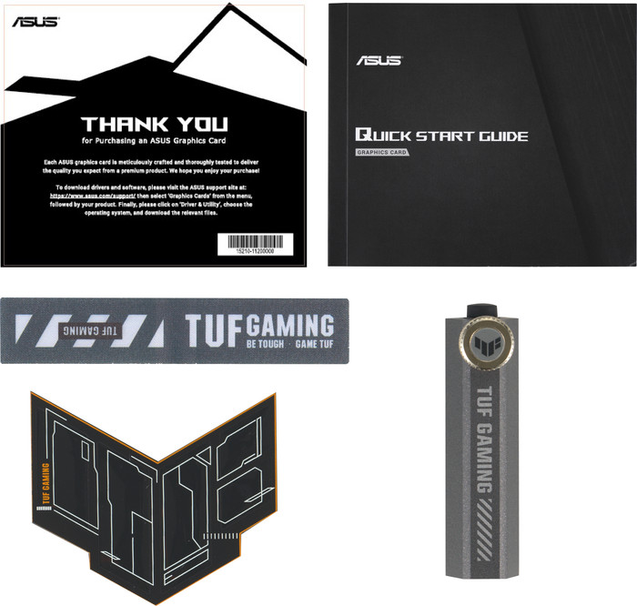 ASUS TUF Gaming Radeon RX 9070 XT OC 16GB accessoire