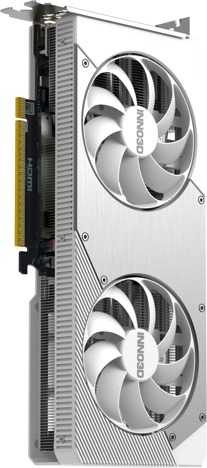 INNO3D GeForce RTX 5070 TWIN X2 OC WHITE 12GB right side