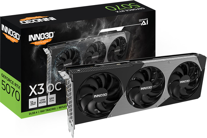 INNO3D GeForce RTX 5070 X3 OC 12GB verpakking