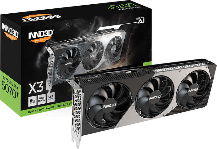 INNO3D GeForce RTX 5070 Ti X3 16GB verpakking