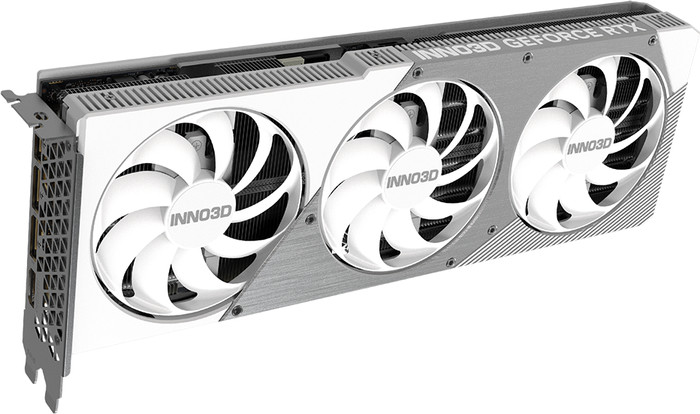 INNO3D GeForce RTX 5070 Ti X3 OC WHITE 16GB linkerkant