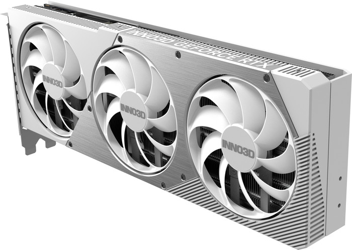 INNO3D GeForce RTX 5070 Ti X3 OC WHITE 16GB rechterkant