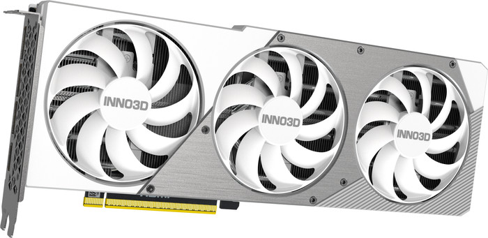INNO3D GeForce RTX 5070 Ti X3 OC WHITE 16GB linkerkant