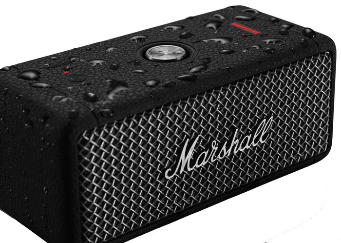 Marshall Emberton II BT Black & Steel bovenkant