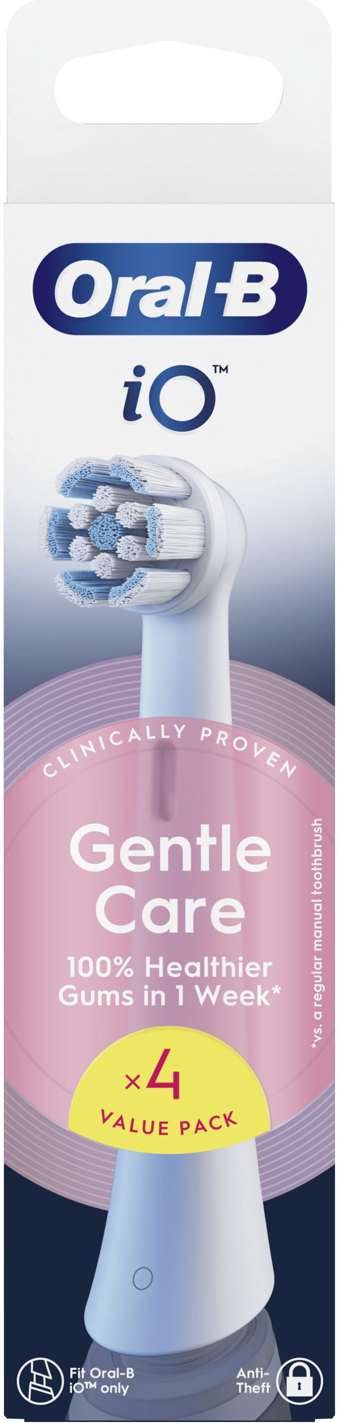 Oral-B iO Gentle Care White (4 units) packaging