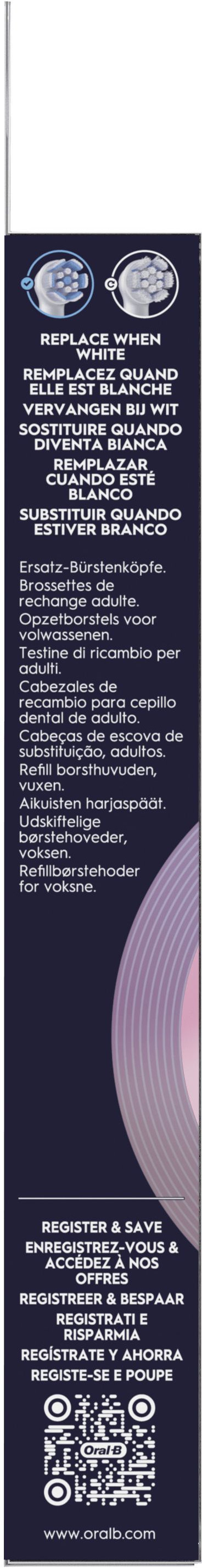 Oral-B iO Gentle Care Weiß (6 Stück) verpackung