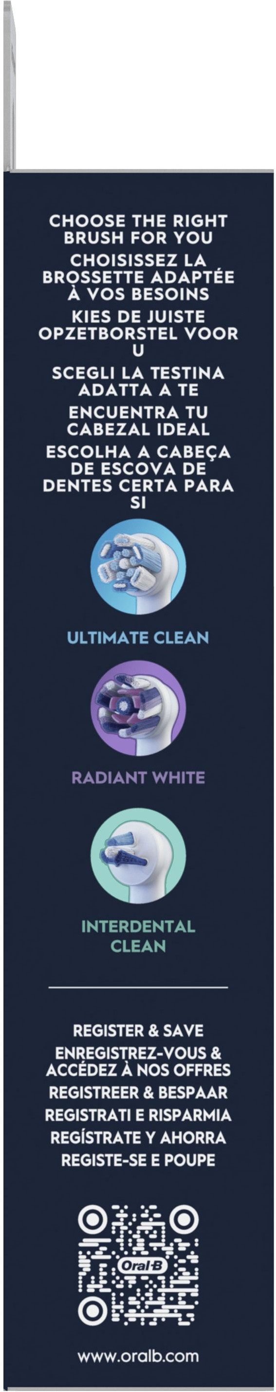 Oral-B iO Gentle Care Wit (8 stuks) verpakking