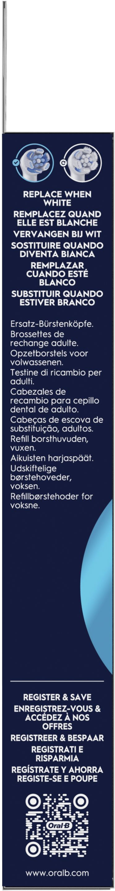 Oral-B iO Ultimate Clean Wit (4 stuks) verpakking