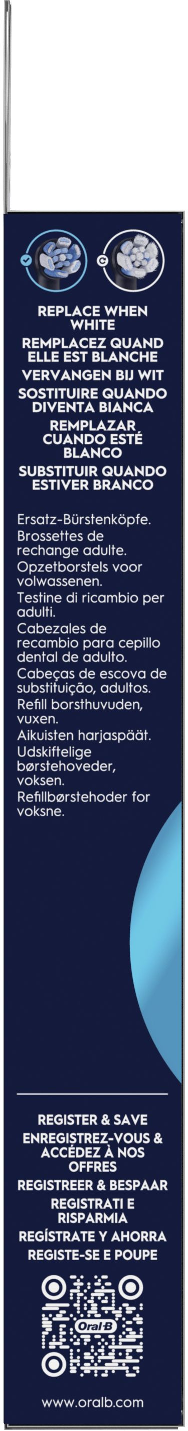 Oral-B iO Ultimate Clean Zwart (4 stuks) verpakking