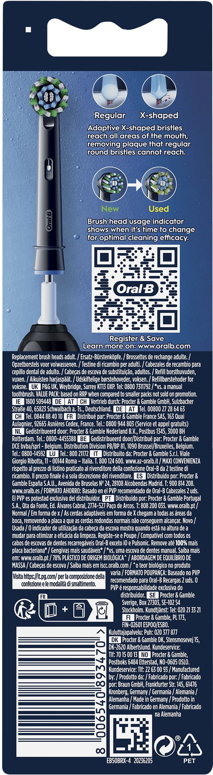 Oral-B Pro Series 3 Duo Pack Black and Pink Value Pack packaging