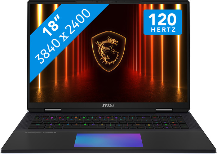 MSI Titan 18 HX AI A2XWJG-235BE AZERTY Main Image